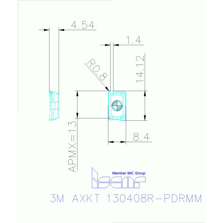 3M AXKT 130408R-PDRMM IC928
