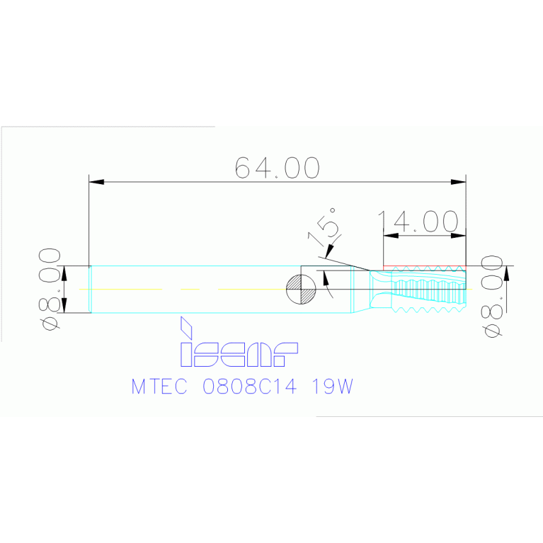 MTEC 0808C14 19W IC908