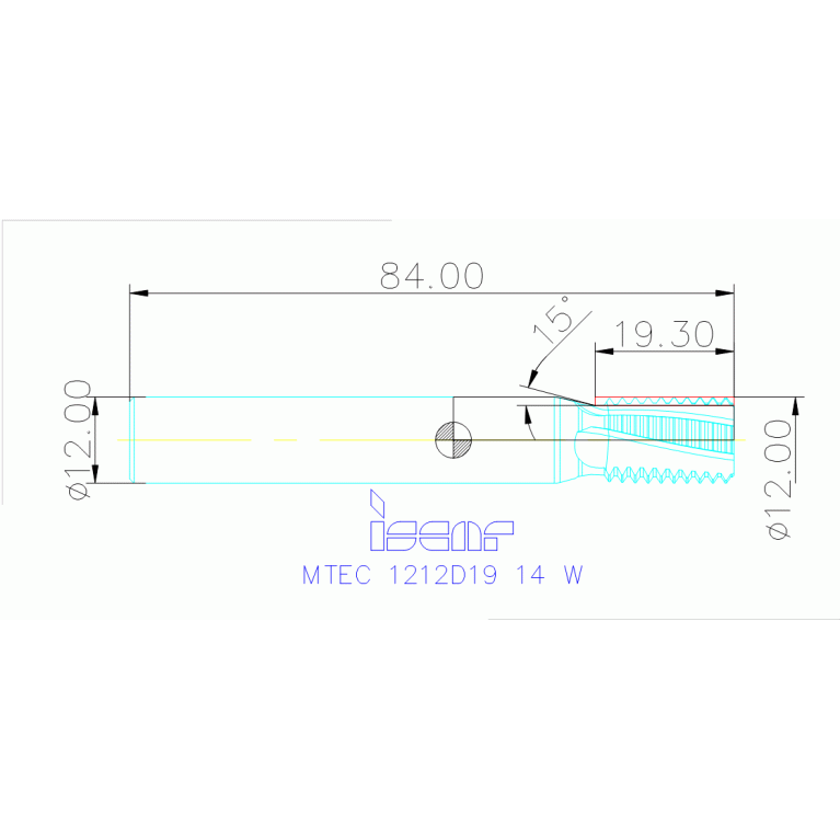MTEC 1212D19 14W IC908