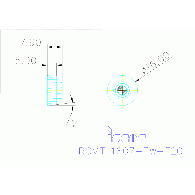 RCMT 1607-FW-T20 IC928