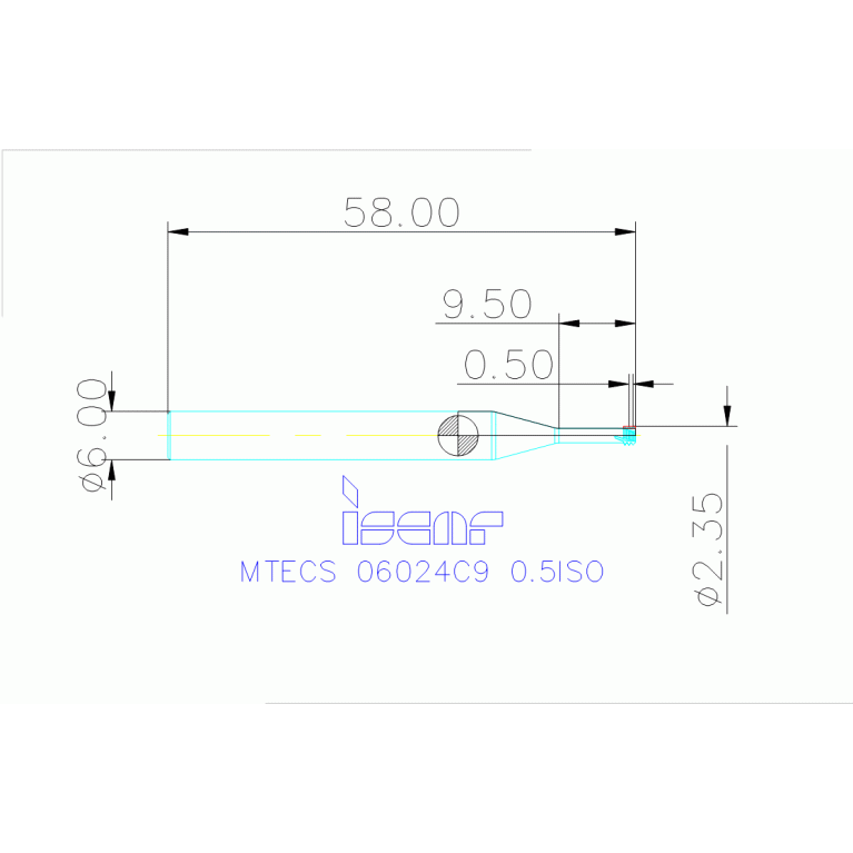 MTECS 06024C9 0.5ISO IC908