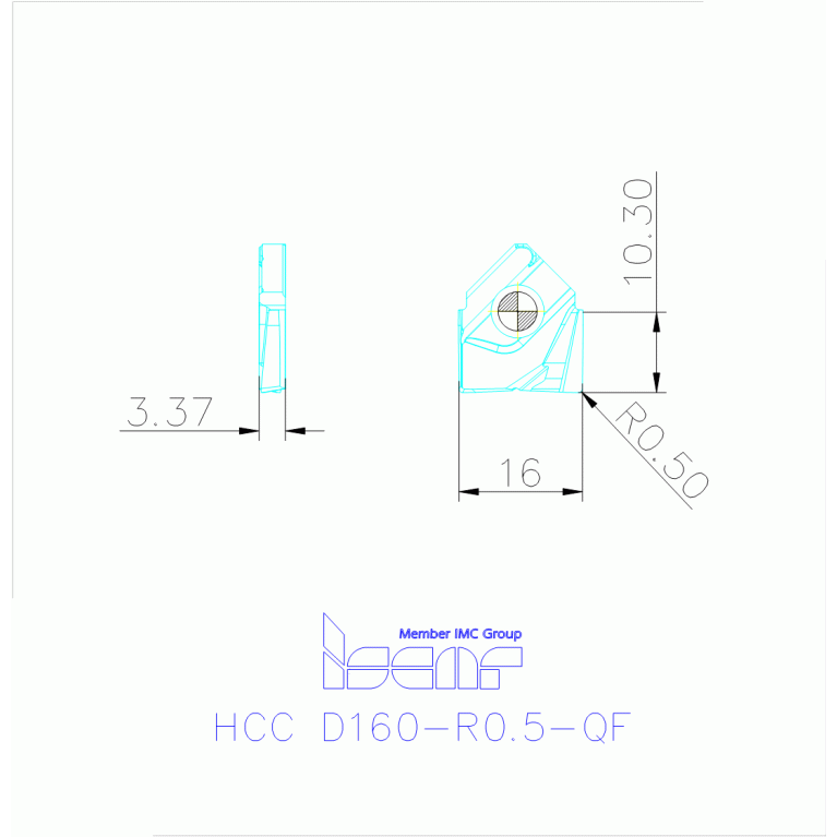 HCC D160-R0.5-QF IC908