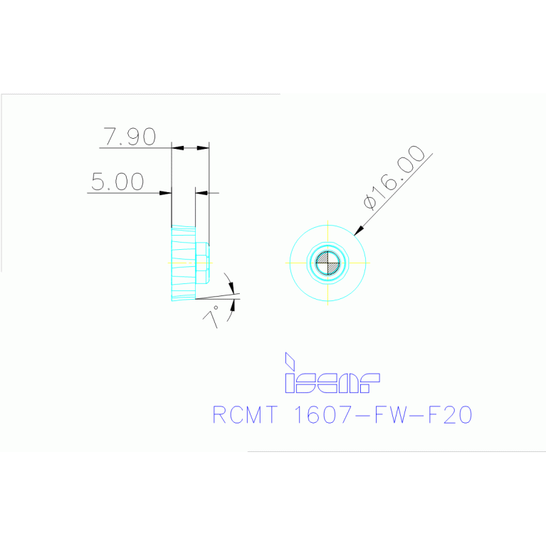 RCMT 1607-FW-F20 IC928