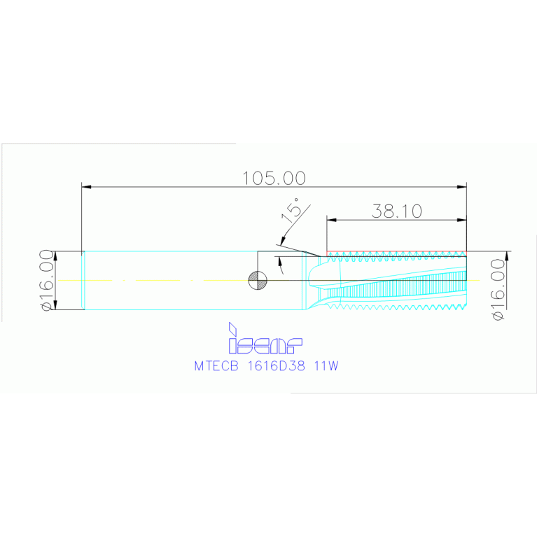 MTECB 1616D38 11W IC908