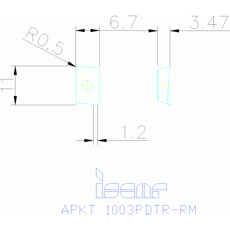 APKT 1003PDTR-RM DT7150