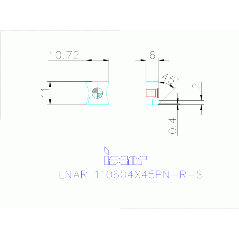 LNAR 110604X45PN-R-S
