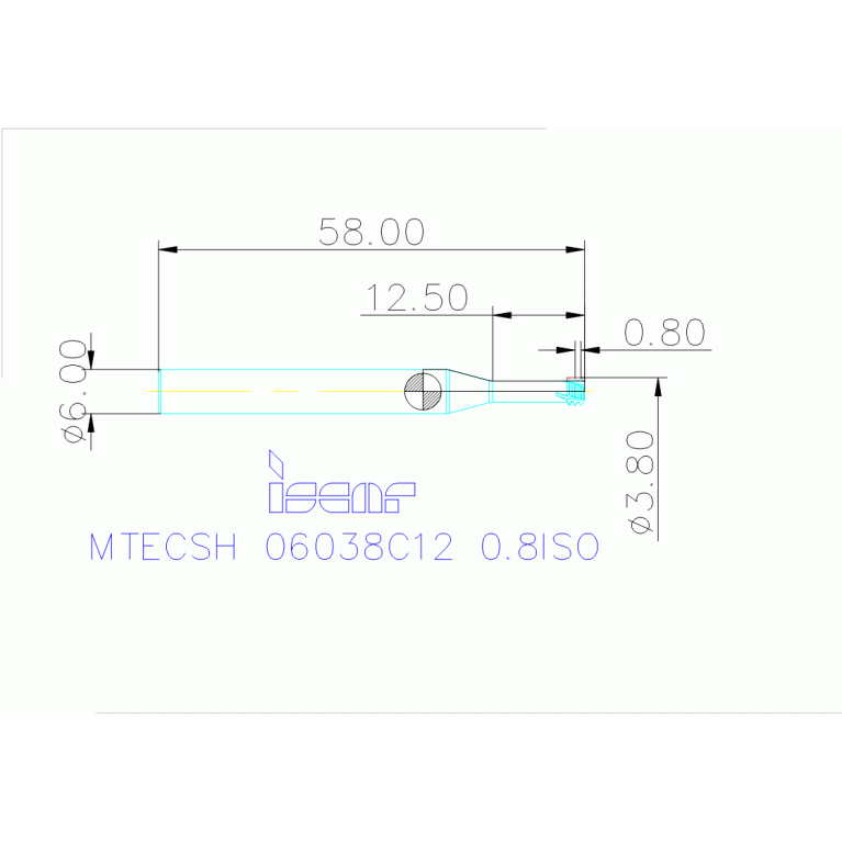 MTECSH 06038C12 0.8ISO IC903