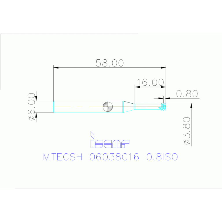 MTECSH 06038C16 0.8ISO IC903