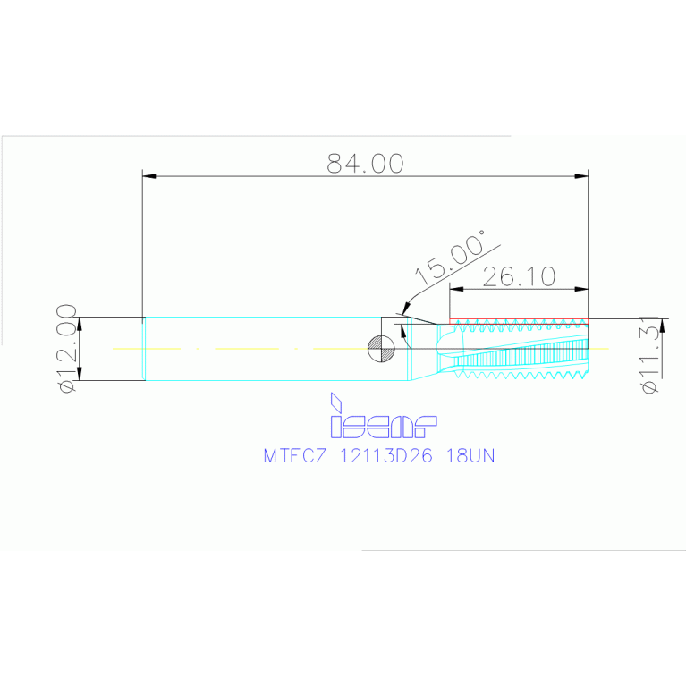 MTECZ 12113D26 18UN IC908