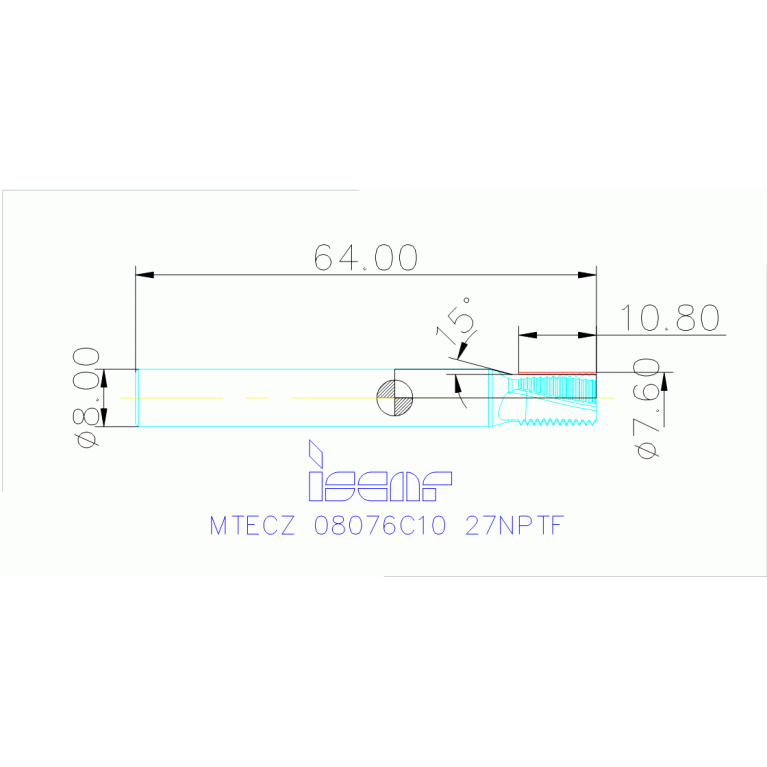 MTECZ 08076C10 27NPTF IC908
