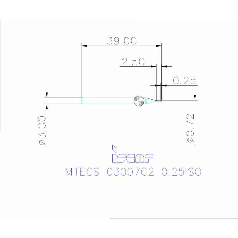 MTECS 03007C2 0.25ISO IC908