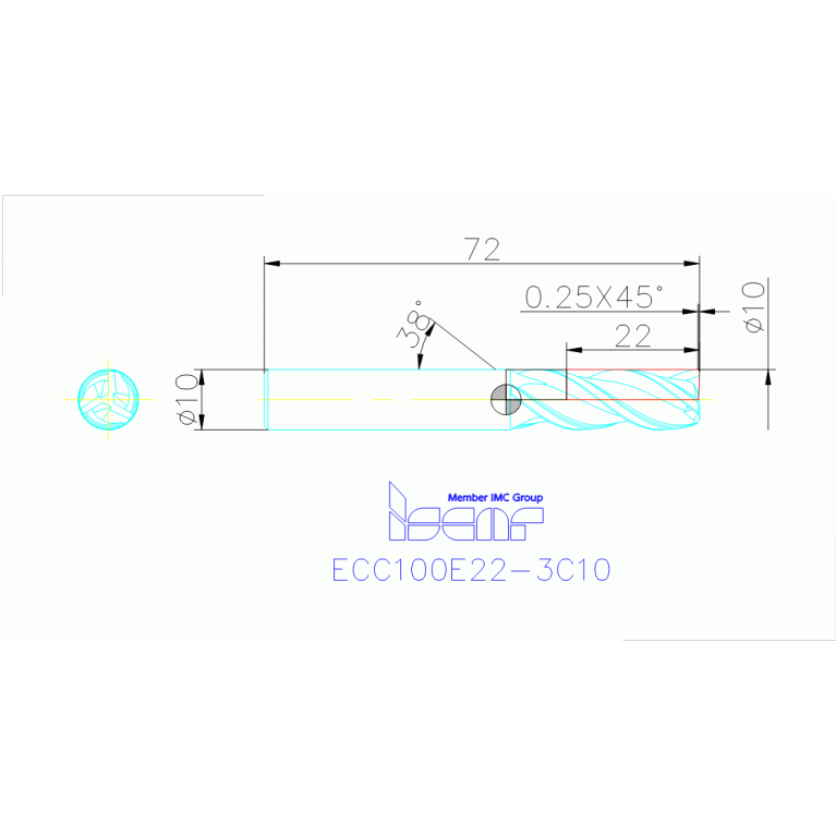 ECC100E22-3C10 IC900