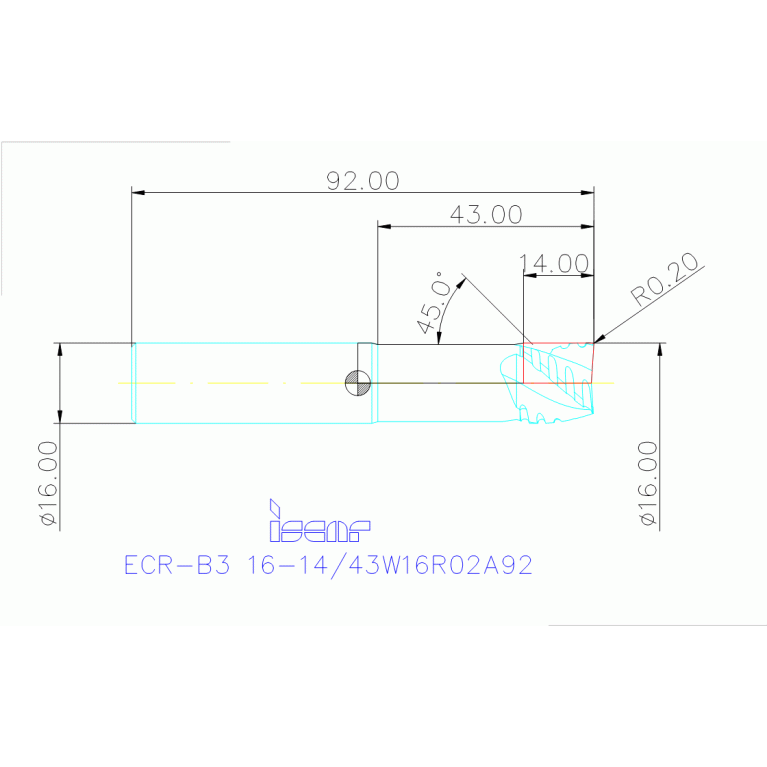 ECR-B3 16-14/43W16R02A92 IC08