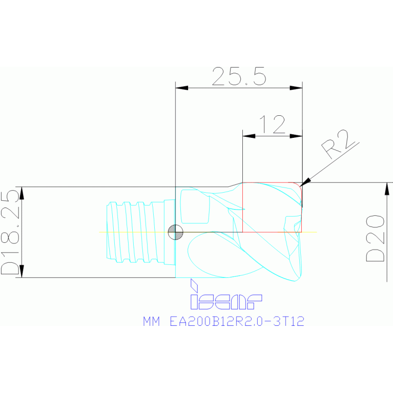 MM EA200B12R2.0-3T12 IC08