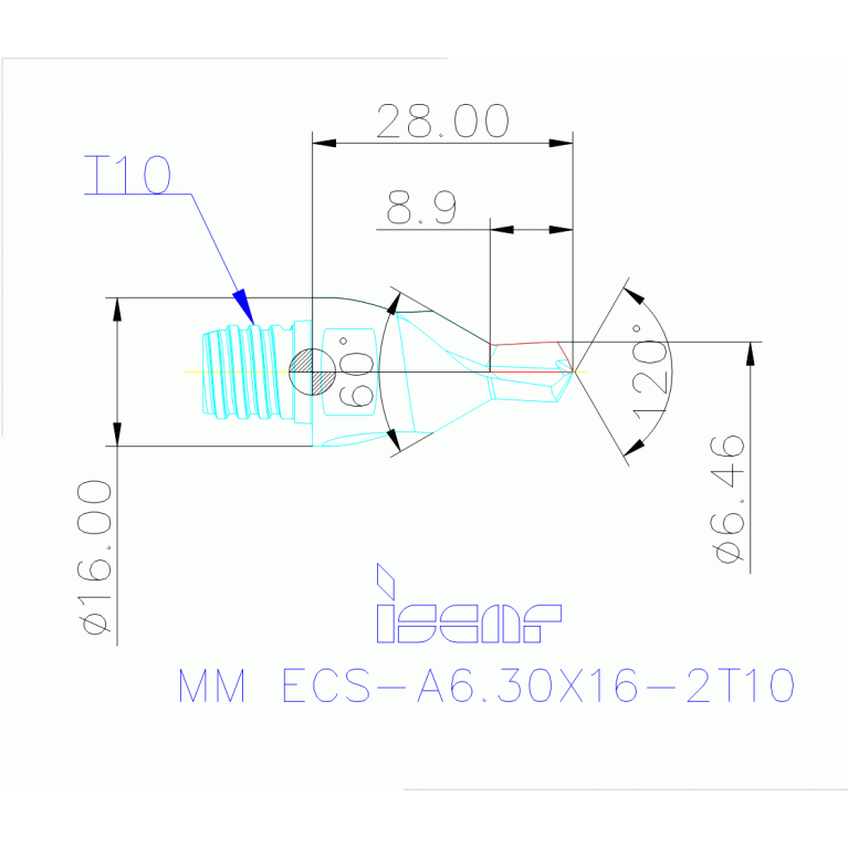 MM ECS-A6.30X16-2T10 IC908