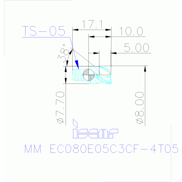MM EC080E05C3CF-4T05 IC908