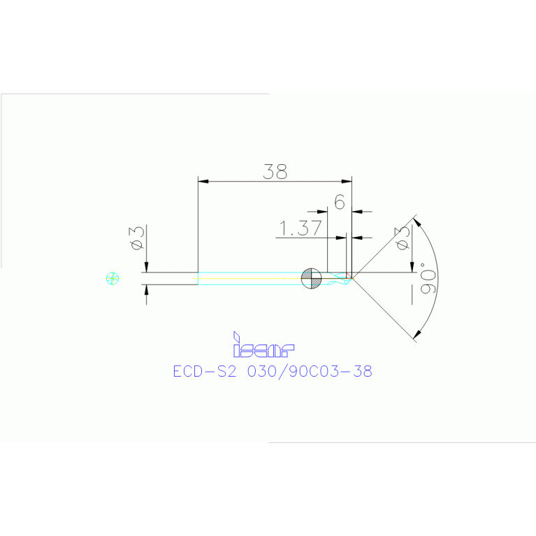 ECD-S2 030/90C03-38 IC08