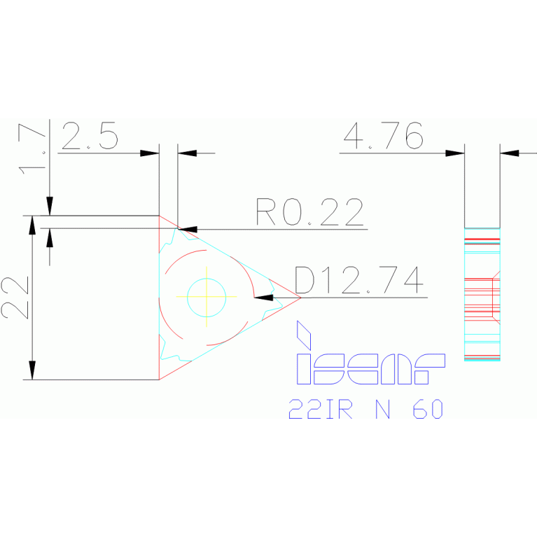22IR N 60 IC50M