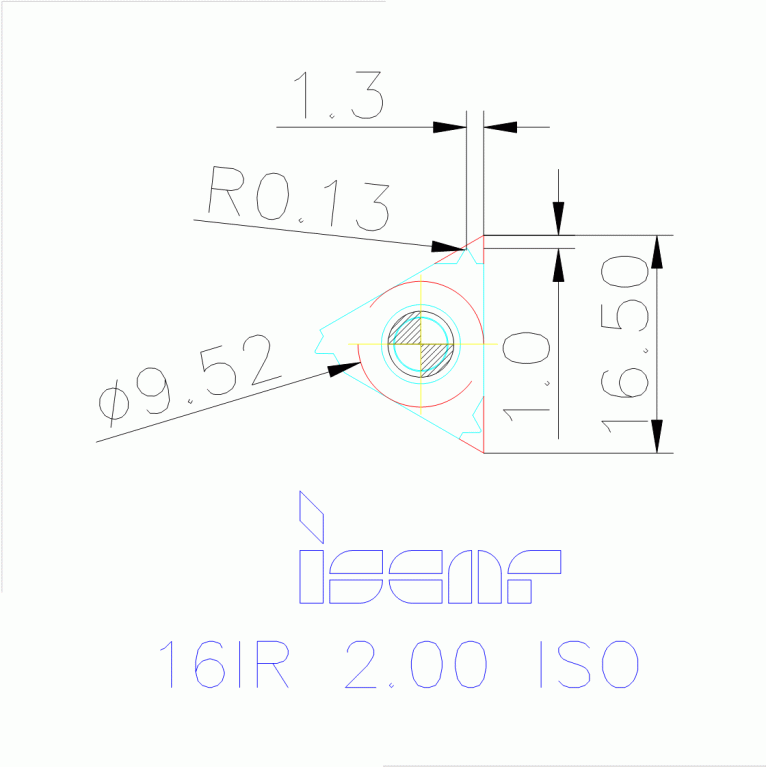 16IR 2.00 ISO IC50M
