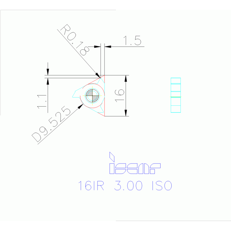 16IR 3.00 ISO IC50M