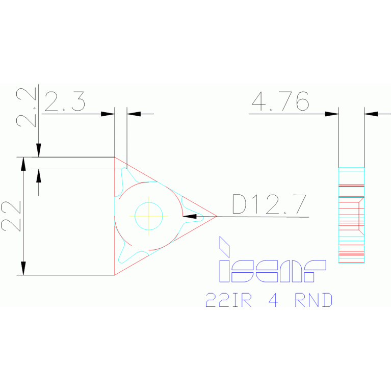 22IR 4 RND IC250