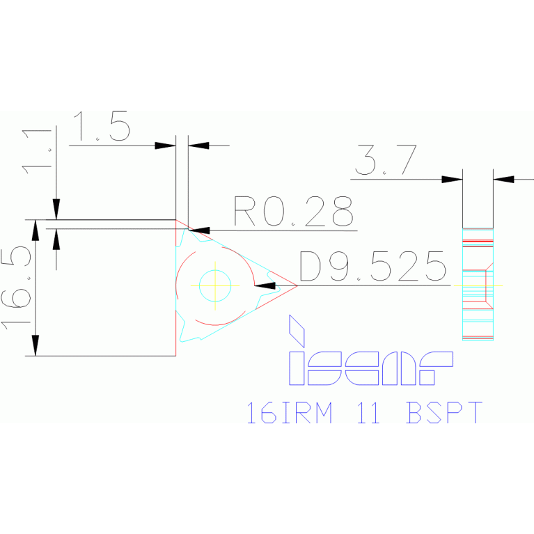 16IRM 11 BSPT IC908