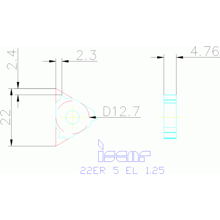22ER 5 EL 1.25 IC250