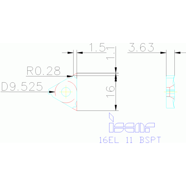 16EL 11 BSPT IC908