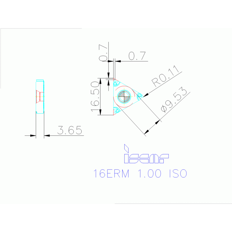 16ERM 1.00 ISO IC50M