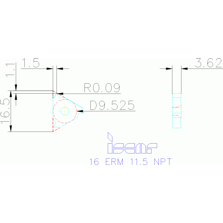 16ERM 11.5 NPT IC50M