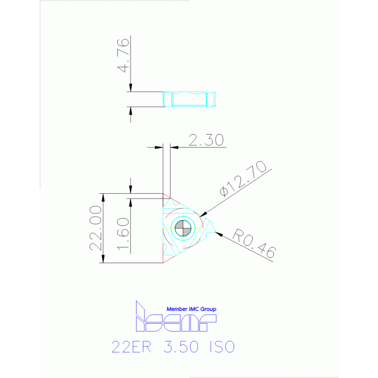 22ER 3.50 ISO IC250