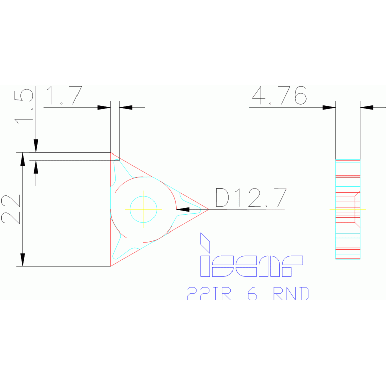 22IR 6 RND IC250