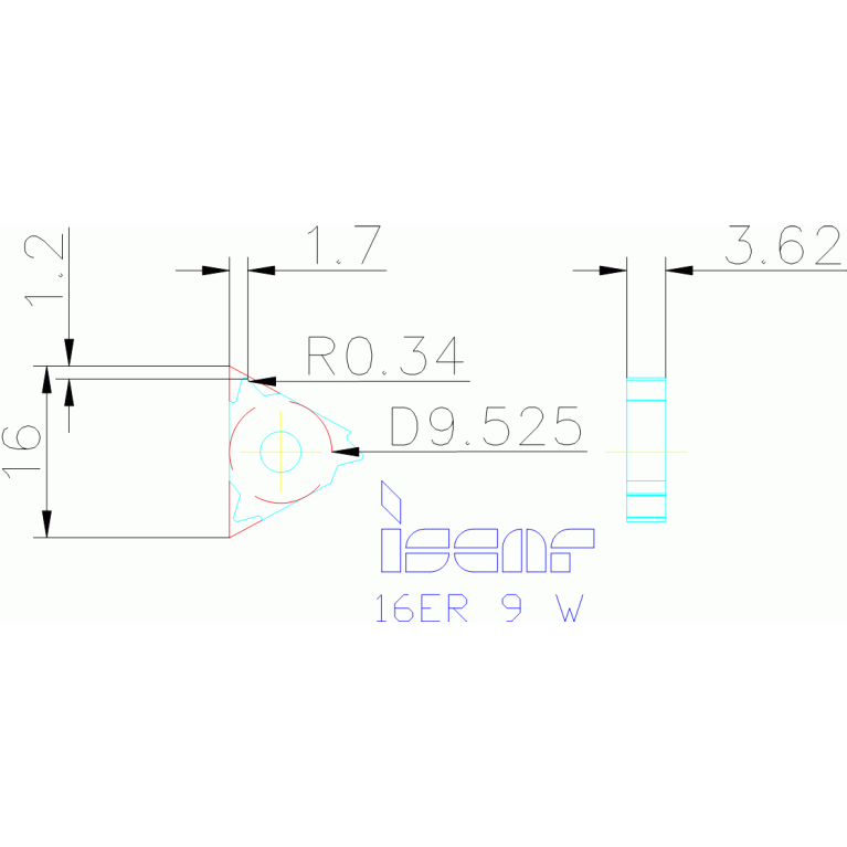 16ER 9 W IC250