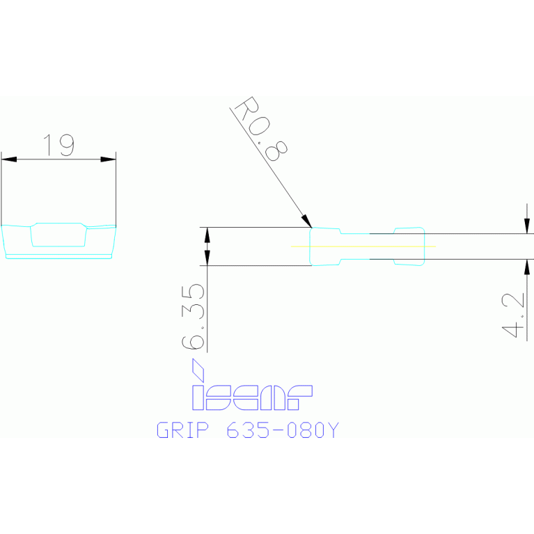 GRIP 635-080Y IC418