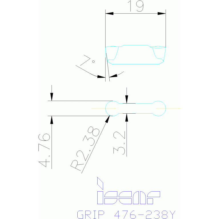 GRIP 476-238Y IC808