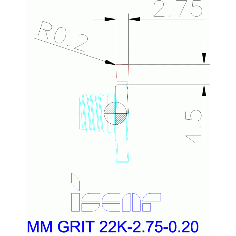 MM GRIT 22K-2.75-0.20 IC528