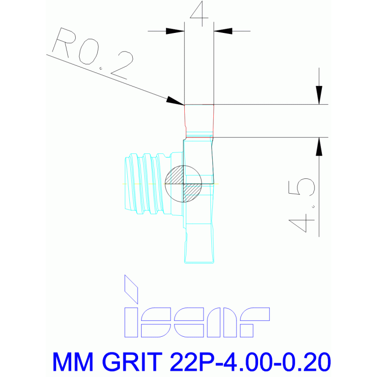 MM GRIT 22P-4.00-0.20 IC528