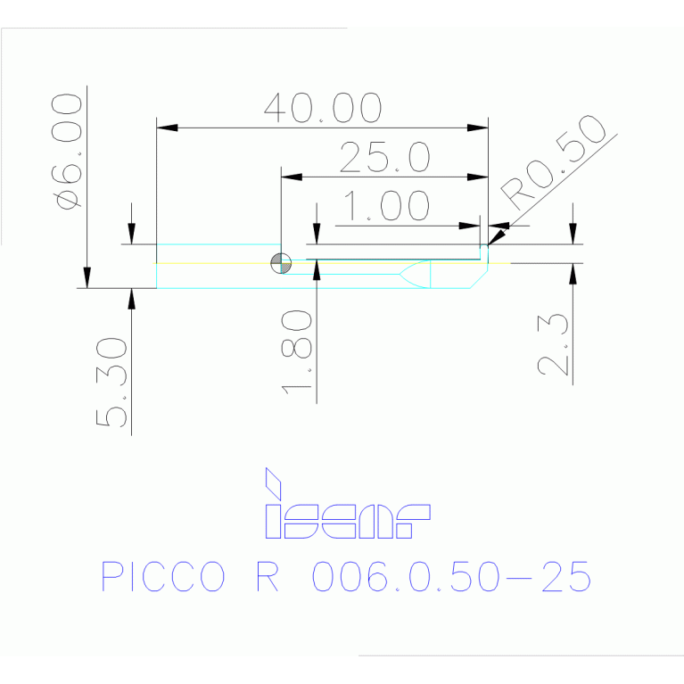 PICCO R 006.0.50-25 IC228