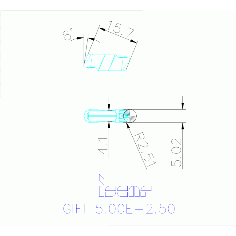 GIFI 5.00E-2.50 IC808