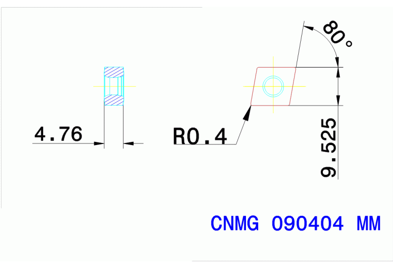 CNMG 090404 MM TT8135