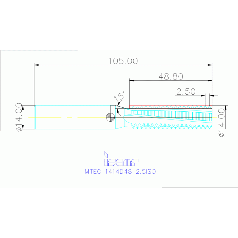 MTEC 1414D48 2.5ISO IC908