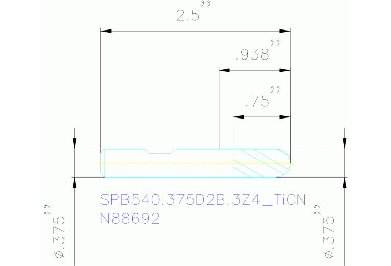 SPB540.375D2B.3Z4 TICN