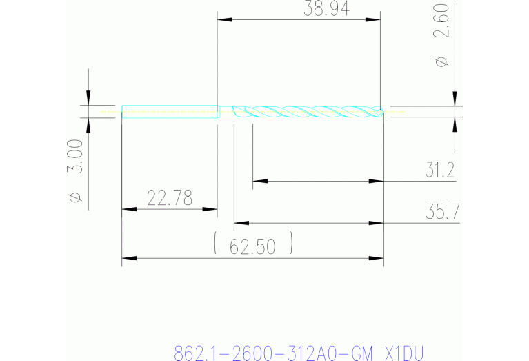862.1-2600-312A0-GM X1DU