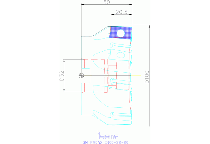 3M F90AX D100-32-20