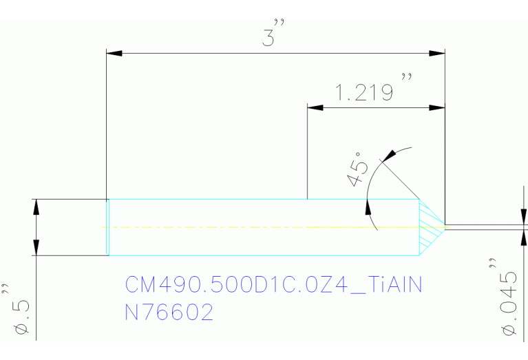 CM490.500D1C.0Z4 TIALN