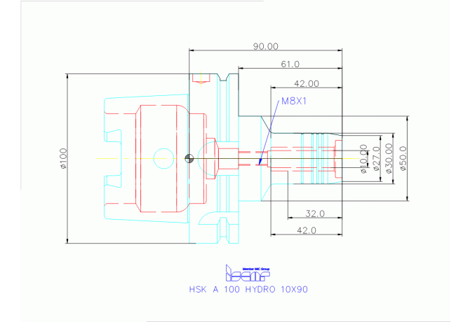 HSK A100 HYDRO 10X90