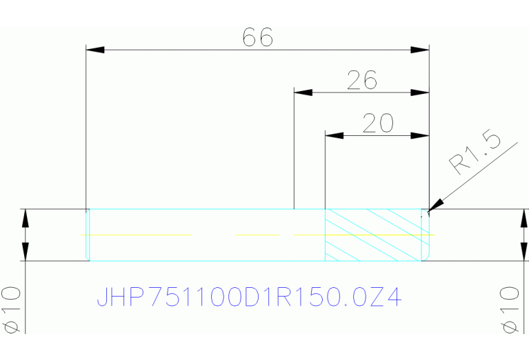 JHP751100D1R150.0Z4 HXT