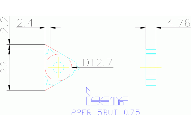 22ER 5 BUT 0.75 IC250
