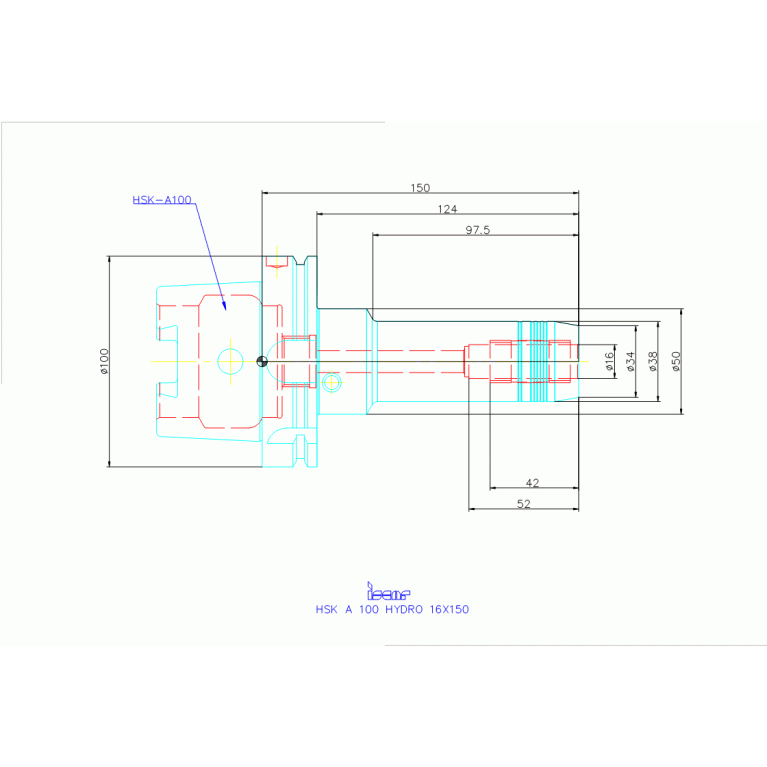 HSK A 100 HYDRO 16X150