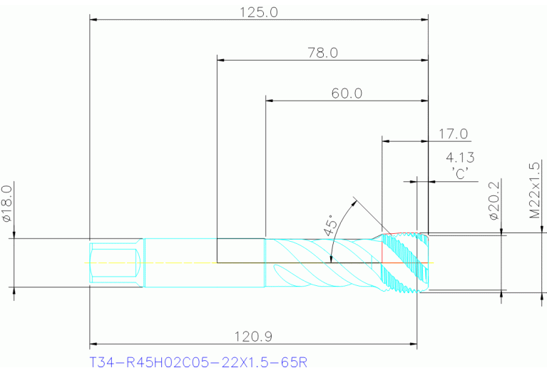 T34-R45H02C05-22X1.5-65R